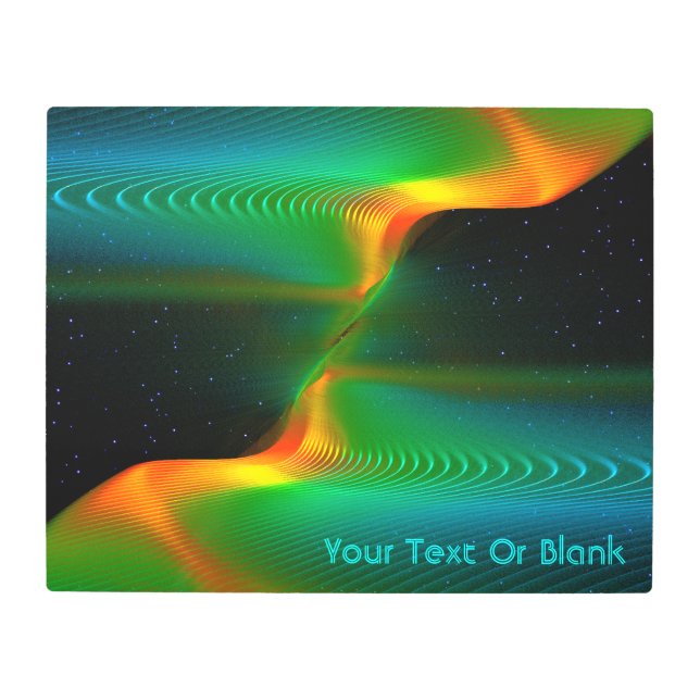 Impresión En Metal Enredo cuántico (Anverso)