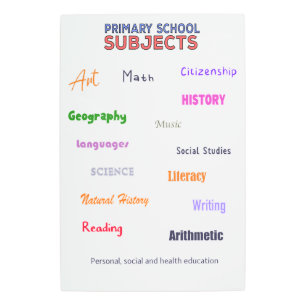 Impresión En Metal Enseñanza primaria