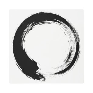 Impresión En Metal Enso Zen Circle