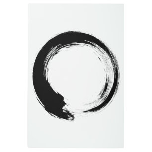Impresión En Metal Enso Zen Circle