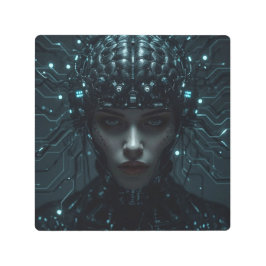 Impresión En Metal Entidad neuronal cibernética