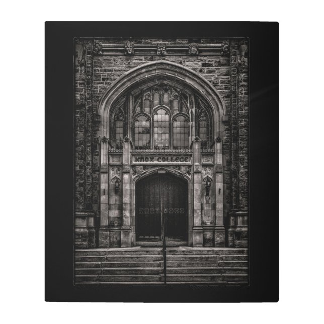 Impresión En Metal Entrada de la universidad de Knox no 1 con fronter (Anverso)