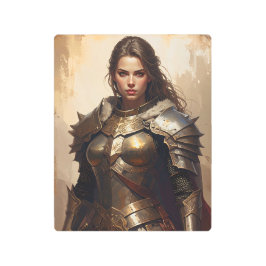 Impresión En Metal Epic Woman Warrior Metal Print
