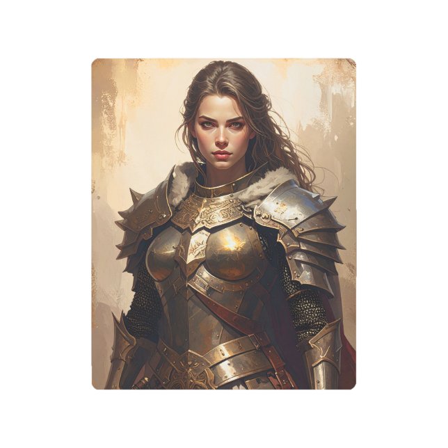 Impresión En Metal Epic Woman Warrior Metal Print  (Anverso)