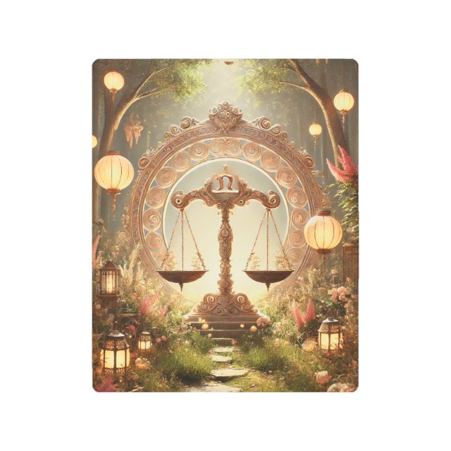 Impresión En Metal Equilibrio armónico: la esencia de la libra (Anverso)