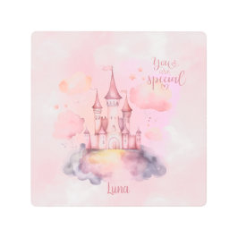 Impresión En Metal Eres un personalizable especial de la nube rosa de