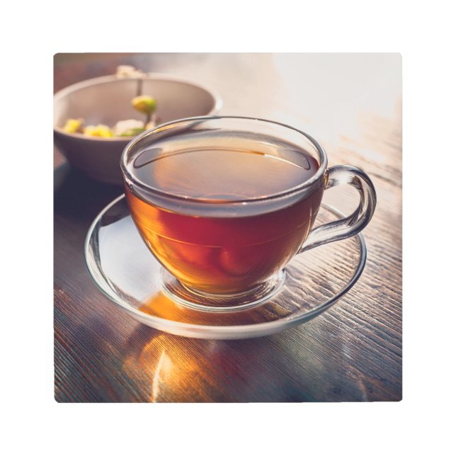 Impresión En Metal ¡Es hora de tomar el té! (Anverso)