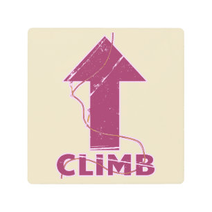 Impresión En Metal Escalar la cuerda de escalada