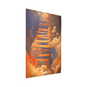 Impresión En Metal Escalera hasta el cielo