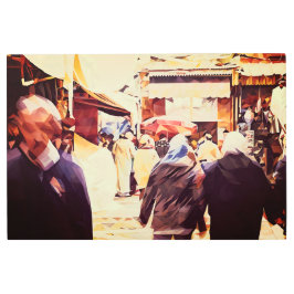 Impresión En Metal Escena de calle abstracta