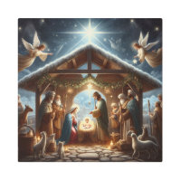 Escena tradicional de la natividad