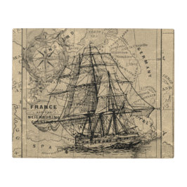 Impresión En Metal Escuela metalizado de Vintage