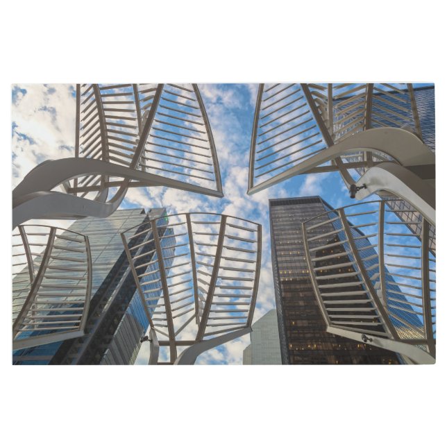 Impresión En Metal Esculturas de árboles de algas (Anverso)