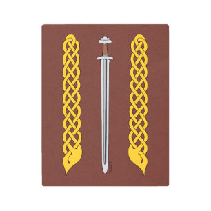 Impresión En Metal Espada de visión y tracción