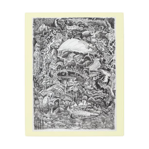 Impresión En Metal Esperando la salida del Maelstrom