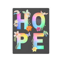 Impresión En Metal Esperanza Inspiradora artística positiva motivacio