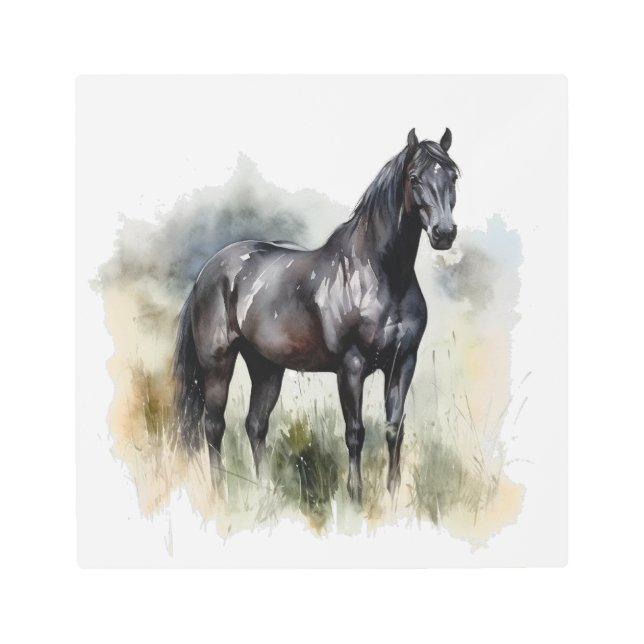 Impresión En Metal Espíritu del semental salvaje (Anverso)