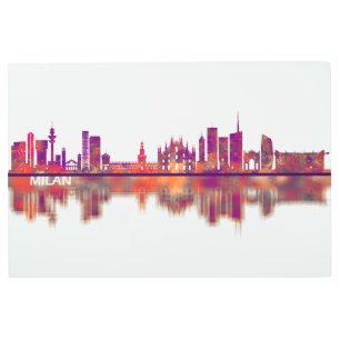 Impresión En Metal Esquina de Milan Italia