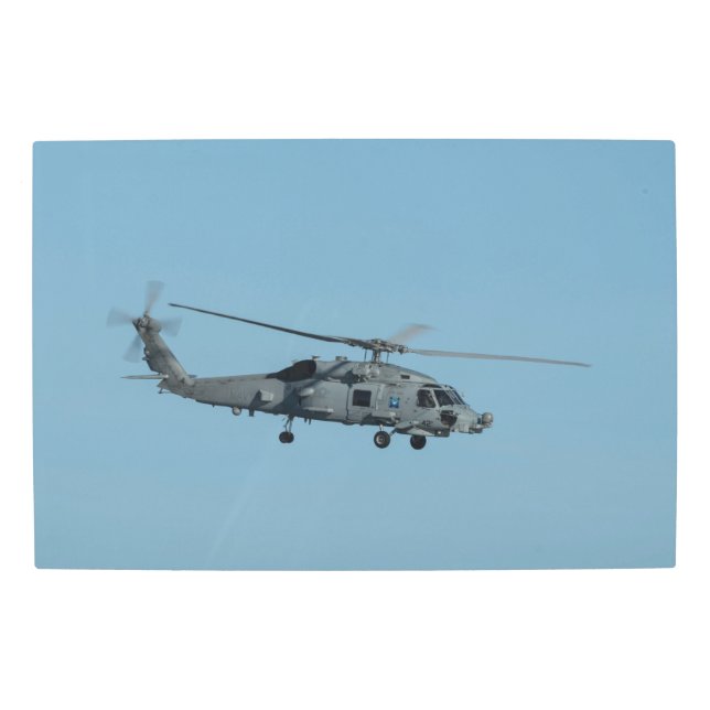 Impresión En Metal Estación MH-60R (Anverso)