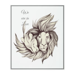 Impresión En Metal Estamos enamorados