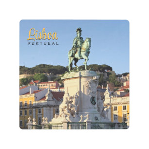 Impresión En Metal Estatua ecuestre del Rey José I, Lisboa