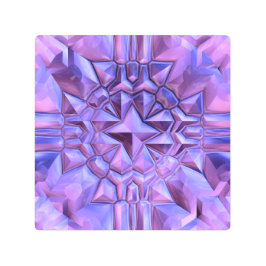 Impresión En Metal Estrella abstracta