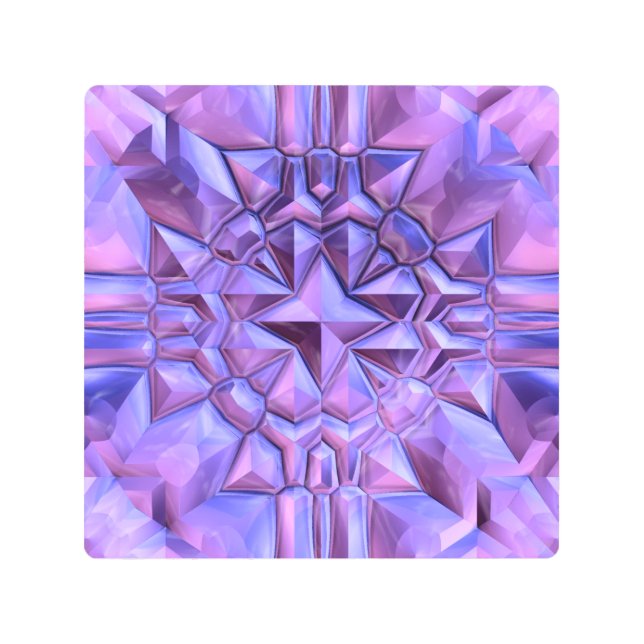 Impresión En Metal Estrella abstracta (Anverso)