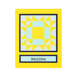 Impresión En Metal Estrella Mini Barn Quilt Arizona