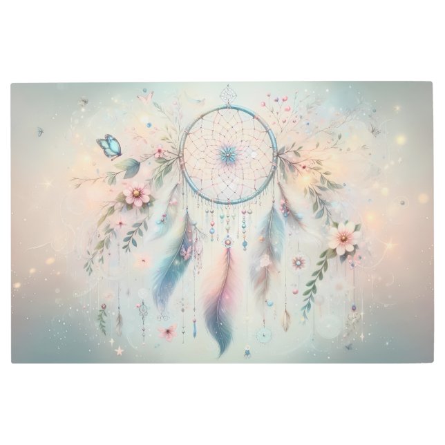 Impresión En Metal Ethereal Boho Dreamcatcher (Anverso)
