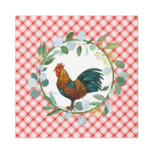 Eucalyptus Wreath & Rooster Farmhouse