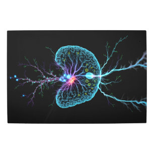 Impresión En Metal Explosión de neuronas