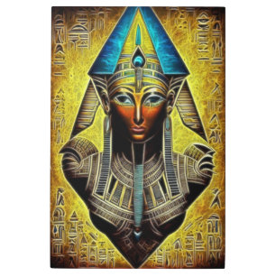 Impresión En Metal Extraño Egipto 9