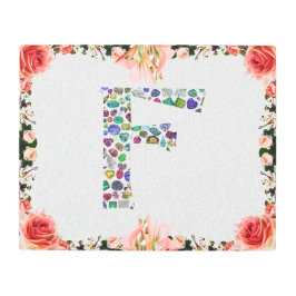 Impresión En Metal F Monograma