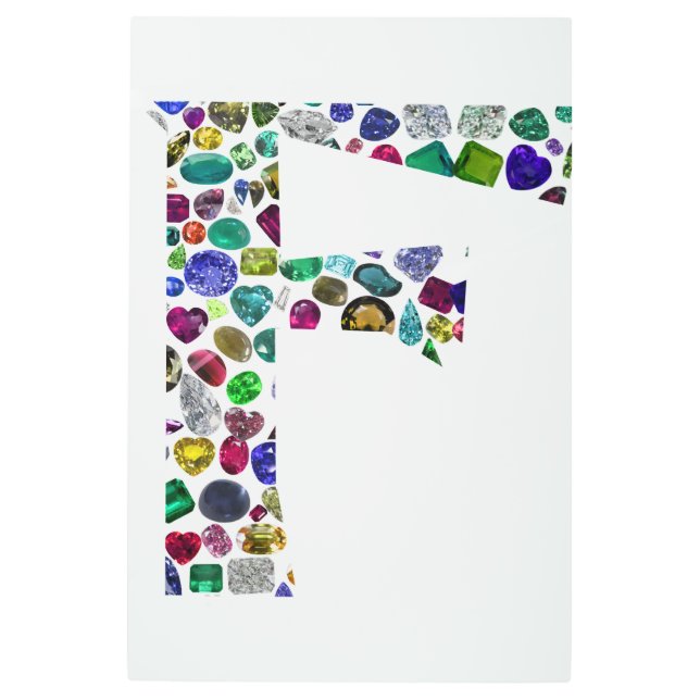 Impresión En Metal F Monograma (Anverso)