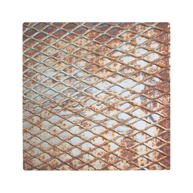 Impresión En Metal Falln Rusty Grate (Anverso)
