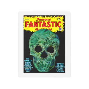 Impresión En Metal Famosos Misterios Fantásticos (Ago, 1946)