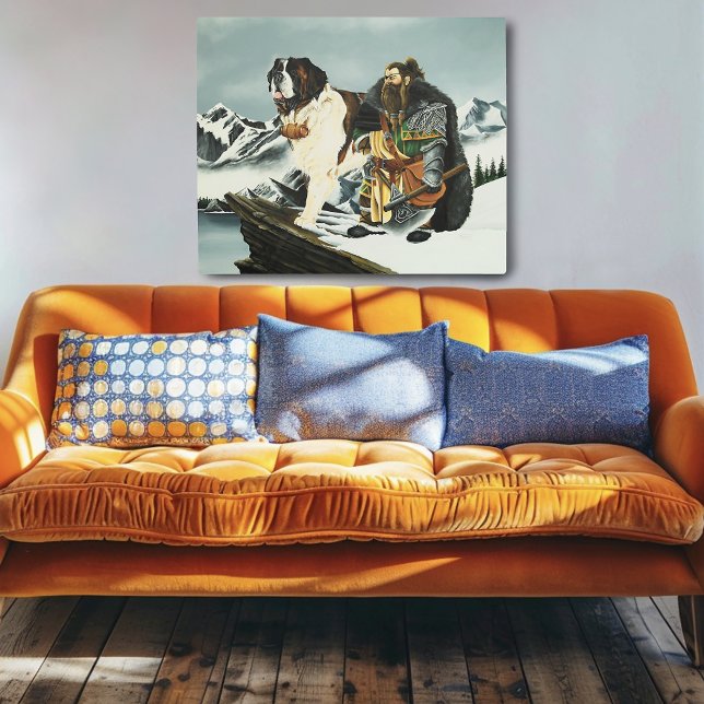 Impresión En Metal Fantasía de San Bernardo Perro (Subido por el creador)