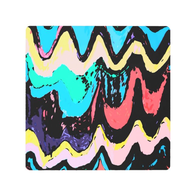 Impresión En Metal Fantasía en el mar (Anverso)