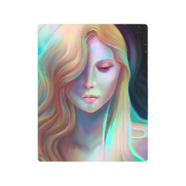 Impresión En Metal Fantasía perlasciva ai Bonito etérea mujer