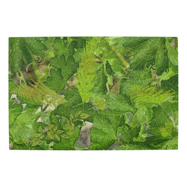 Impresión En Metal Fantasy Tropical Forest (Anverso)