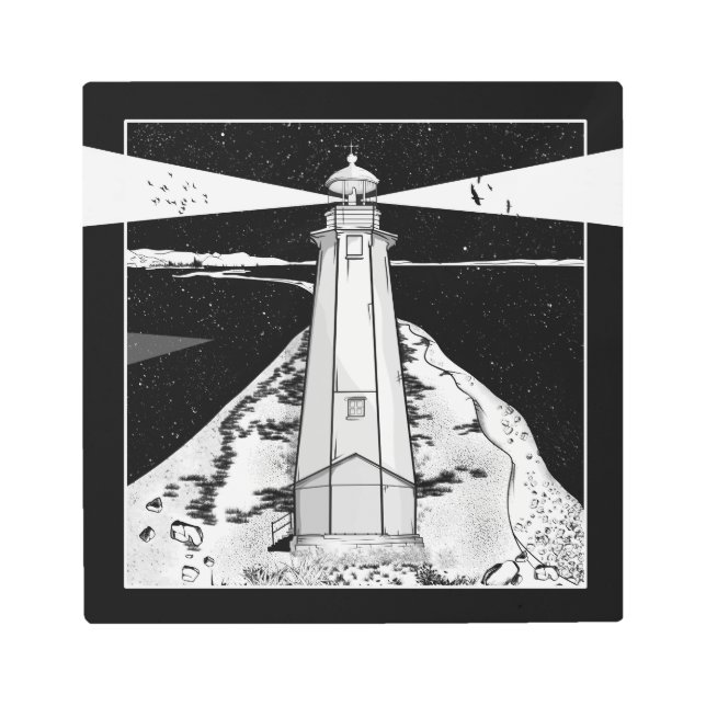 Impresión En Metal Faro Boulder Bank (Anverso)