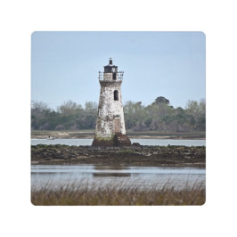 Impresión En Metal Faro de Cockspur en un