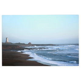 Impresión En Metal Faro de Piedras Blancas