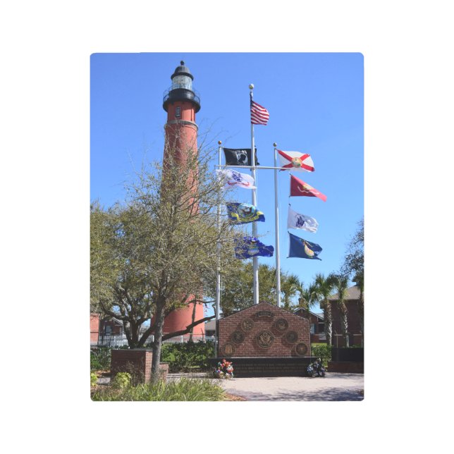 Impresión En Metal Faro de Ponce De Leon en (Anverso)