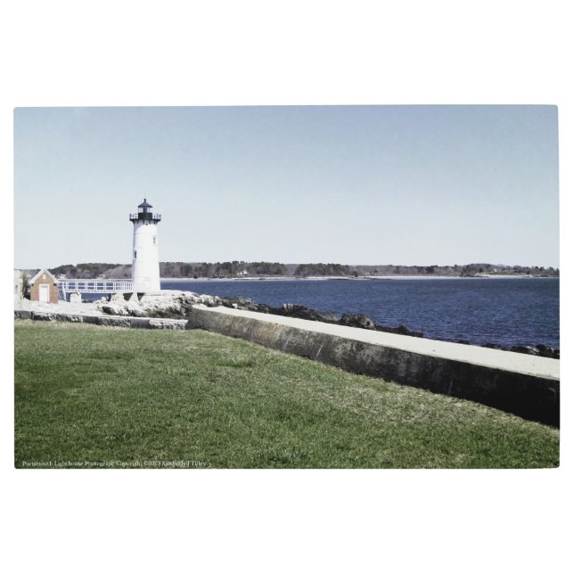 Impresión En Metal Faro de Portsmouth (Anverso)