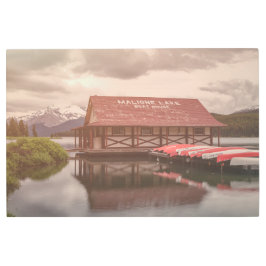 Impresión En Metal Faro del lago Maligno