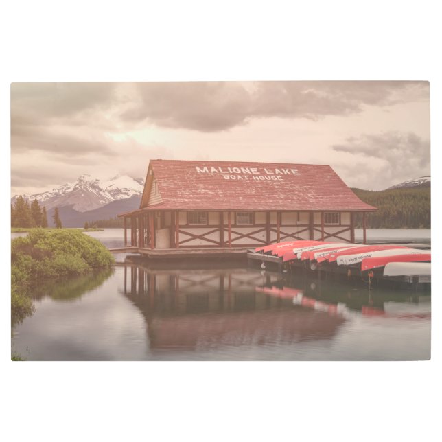 Impresión En Metal Faro del lago Maligno (Anverso)