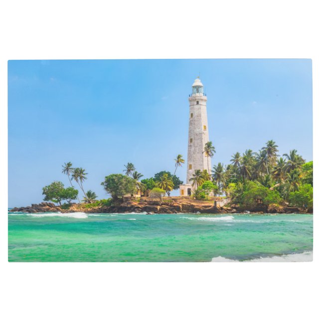 Impresión En Metal Faros | Dewundara Sri Lanka (Anverso)