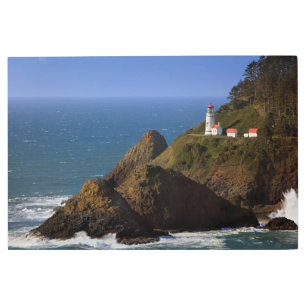 Impresión En Metal Faros   Faro costero de Oregón