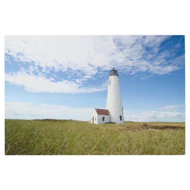 Impresión En Metal Faros | Faro Massachusetts (Anverso)
